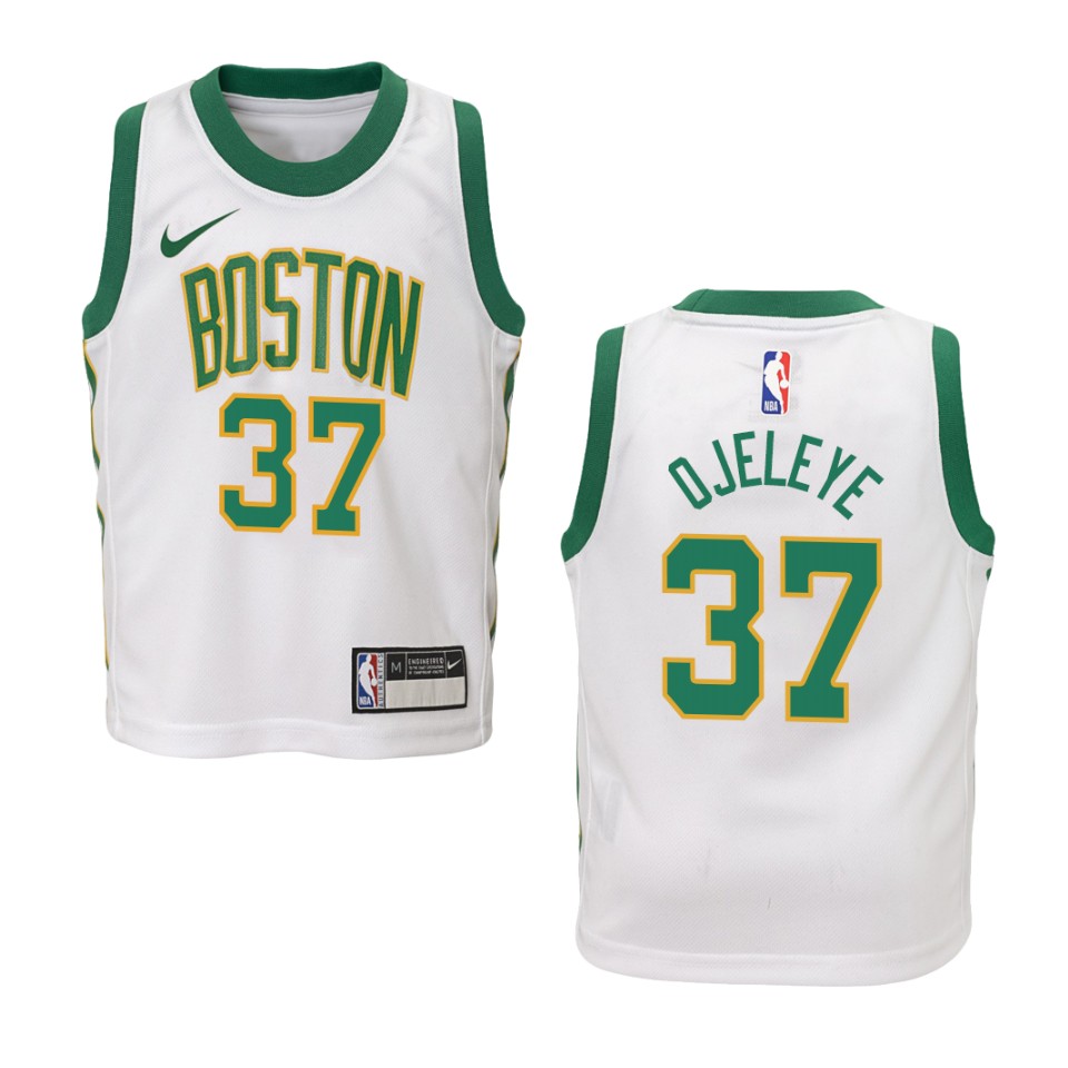 Youth Boston Celtics Semi Ojeleye #37 Swingman City White Jersey 2401HUCS